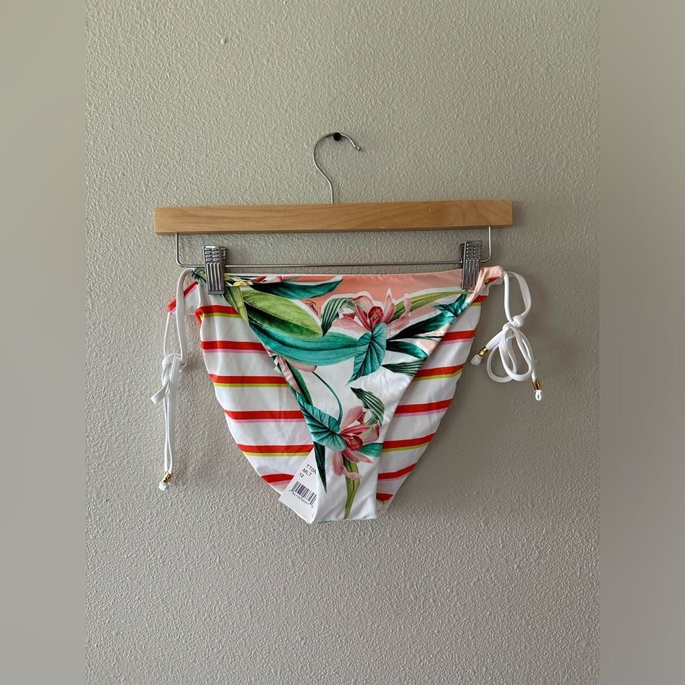 NWT Trina Turk Costa De Prata Side Tie Hipster Reversible Bikini Swim Bottom 12 - Picture 4 of 9